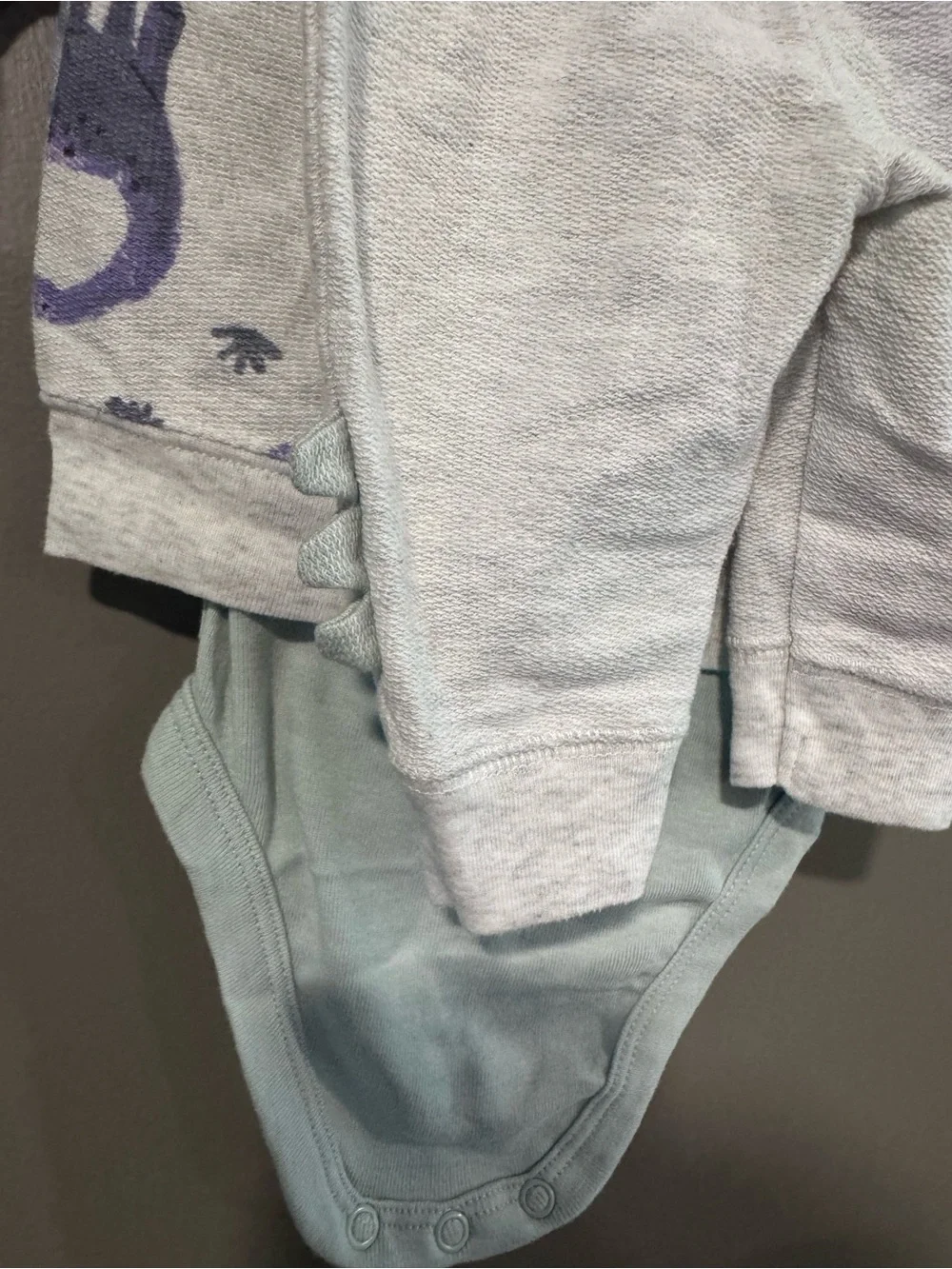 Carter's Light Blue Dino Hoodie Three-Piece Set
